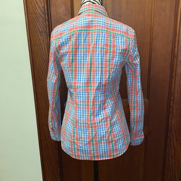 Vineyard Vines plaid button down shirt size 2 - Picture 4 of 4